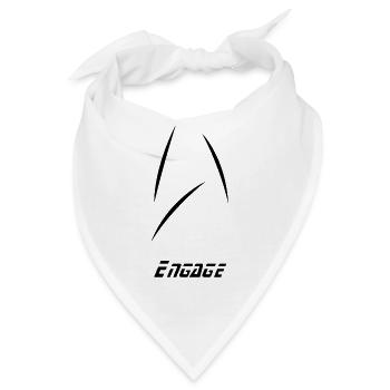 Stern engagieren minimal - Bandana - Weiß - Vorne