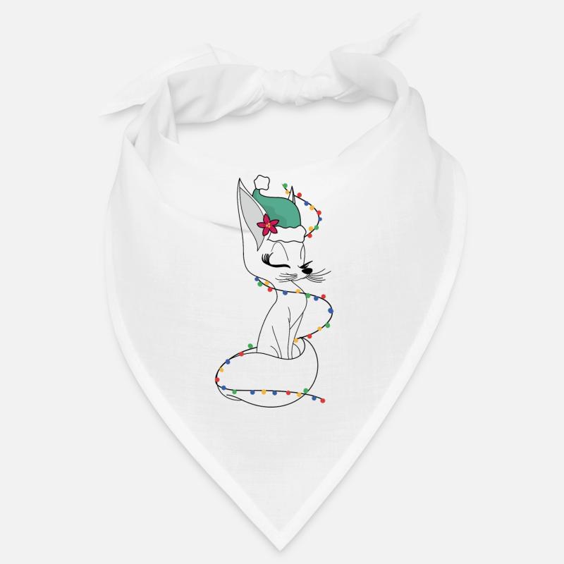 Winter White Fox hat angepasst Bandana