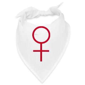 Frauentag - Bandana - Weiß - Vorne