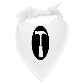 hammer - Bandana - Weiß - Vorne