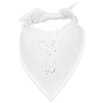 im Urlaub - Bandana - Weiß - Vorne