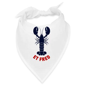 Hummer, Hummer, Meer - Bandana - Weiß - Vorne