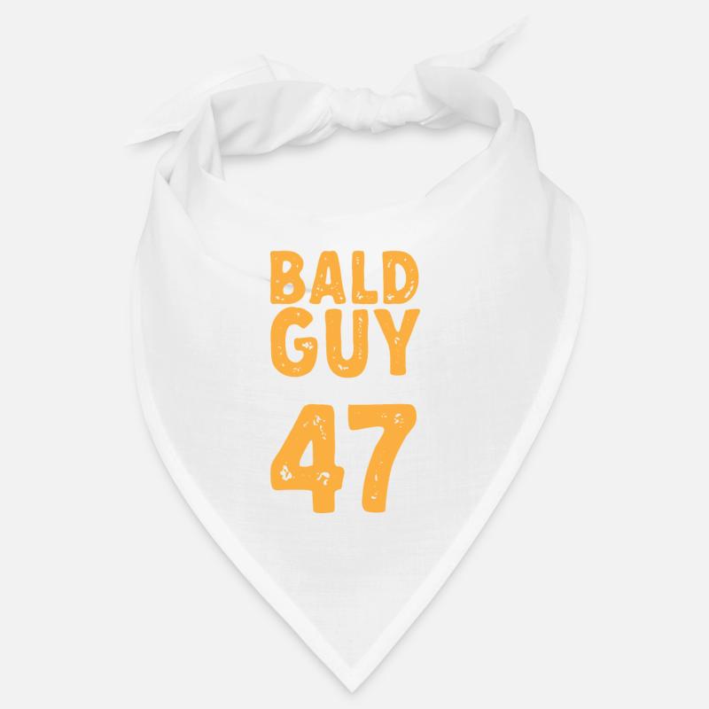Glatze Kahlköpfigkeit Bart Glatzkopf Bandana