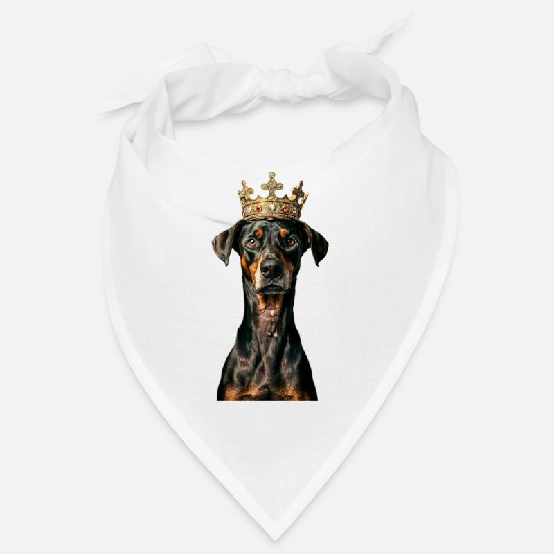 Doberman - Bandana - white