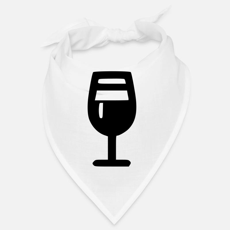 Glas Wein Bandana