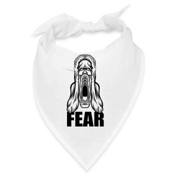 Furcht - Bandana - Weiß - Vorne