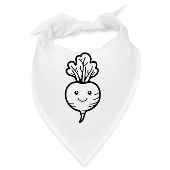 Rübe - Bandana - Weiß - Vorne