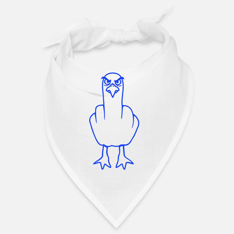 Mouette majeur insulte doigt puant vilain Bandana