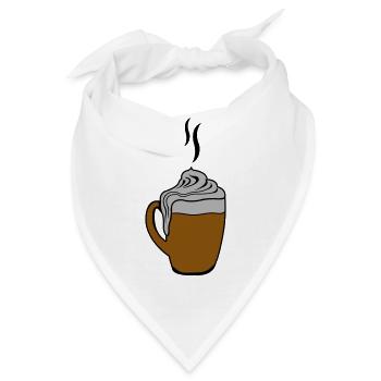 hot chocolate - Bandana - Weiß - Vorne
