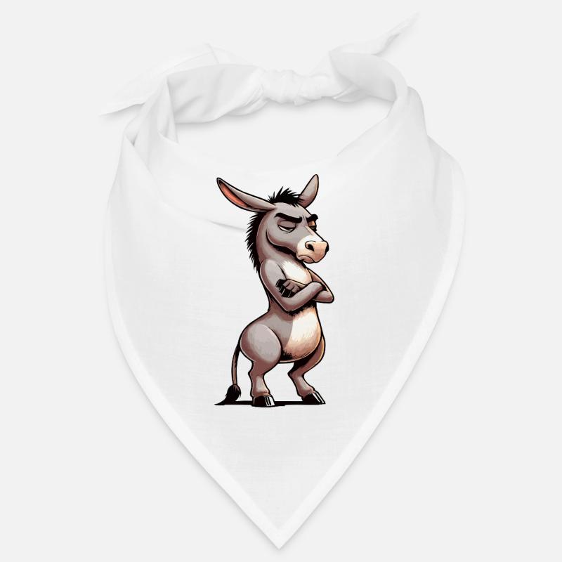 Donkey Donkey Donkey Holder Muli Long-Eared Donkey Muli Bandana