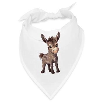 Esel - Bandana - Weiß - Vorne