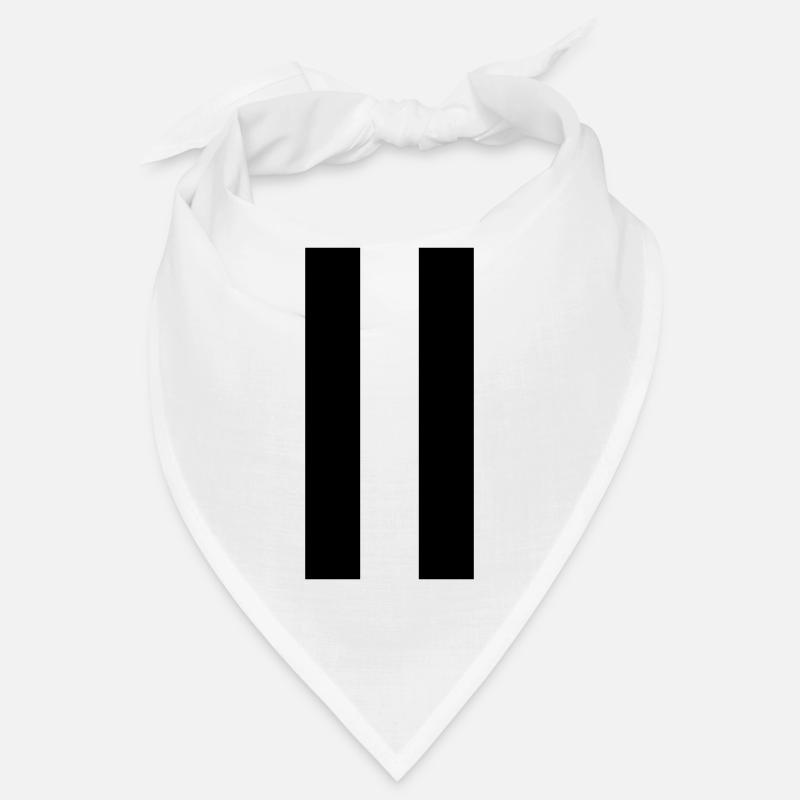 Panneau pause – design minimaliste moderne Bandana