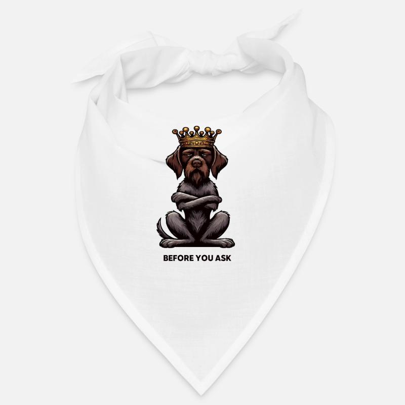 Before You Ask German Wirehaired Wire Hair Holder Bandana