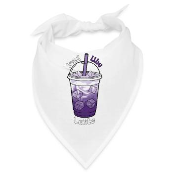 Iced Ube Latte  - Bandana - Weiß - Vorne