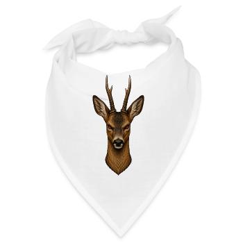 Der Rogenbock - Bandana - Weiß - Vorne