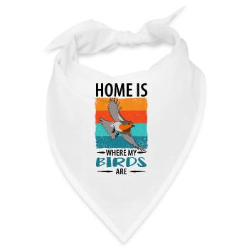 Vogelbeobachtung Vögel Beobachten Birding Vogel - Bandana - Weiß - Vorne
