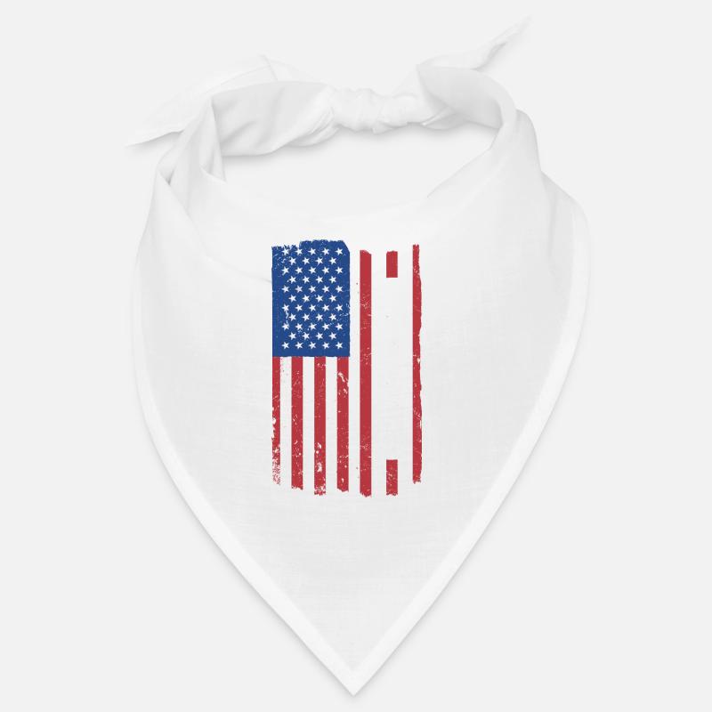 German Shepherd Us Flag Bandana