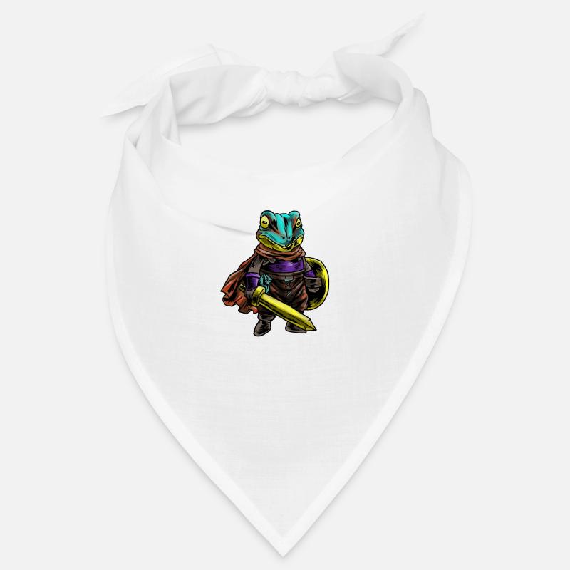 Chevalier Grenouille Bouclier Guerrier Épée Cavalier Cadeau Bandana