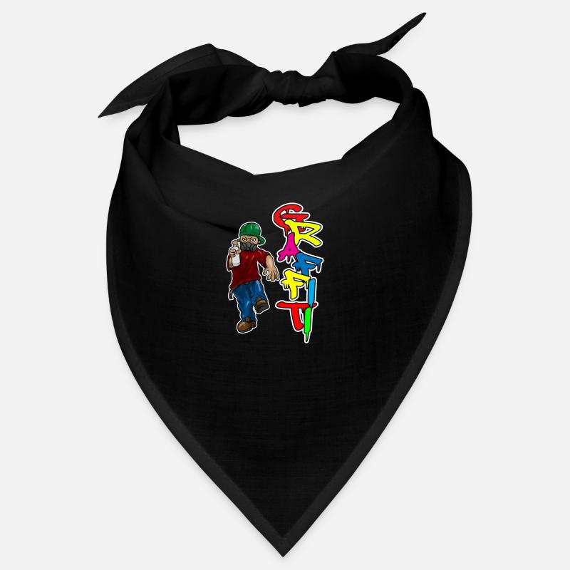 Graffiti Spray Doodle Draw Write Wall Surface Gift Bandana