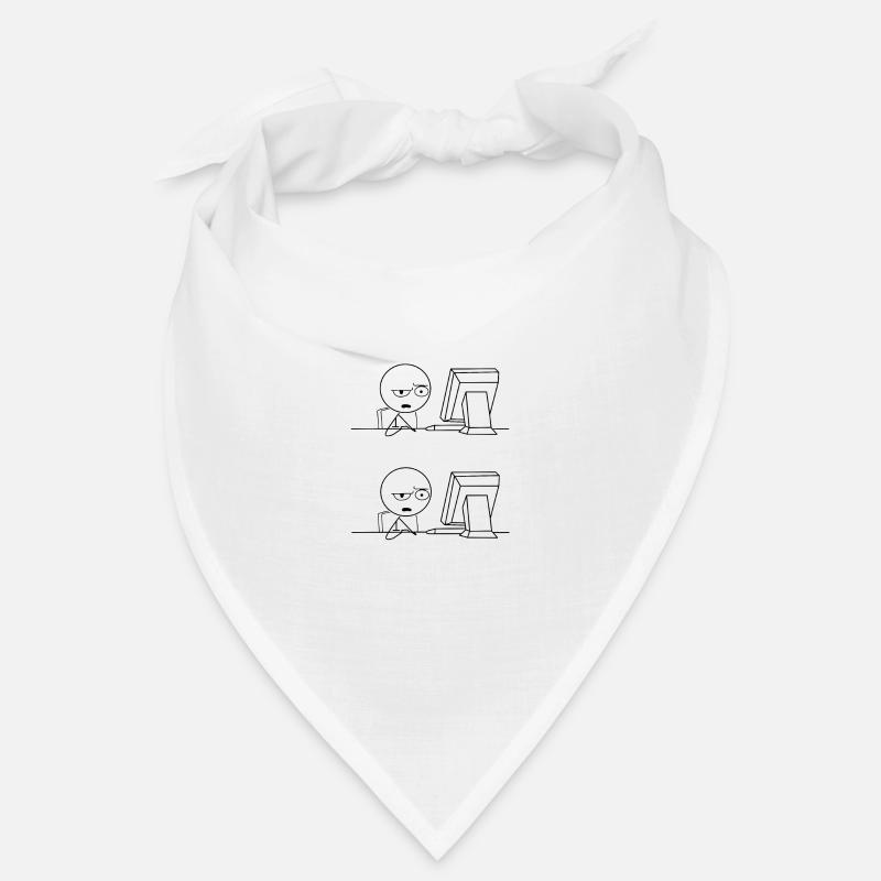 Programmer Computer Scientist Funny Cartoon T-Shir Bandana