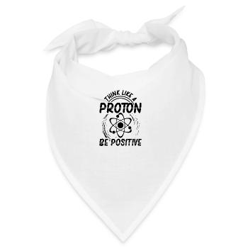 Proton Physik | Physiker Studium Beruf Geschenke - Bandana - Weiß - Vorne