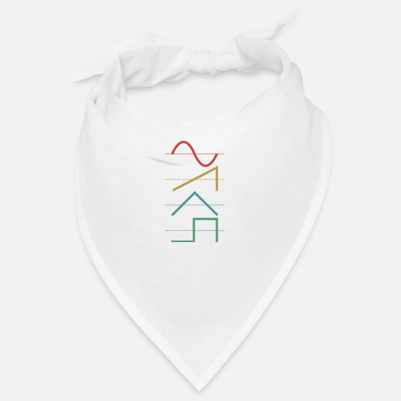 Vintage Analog Synthesizer Techno Waveform - Synth Bandana