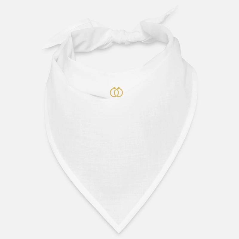 50 ans de mariage - Bandana - blanc