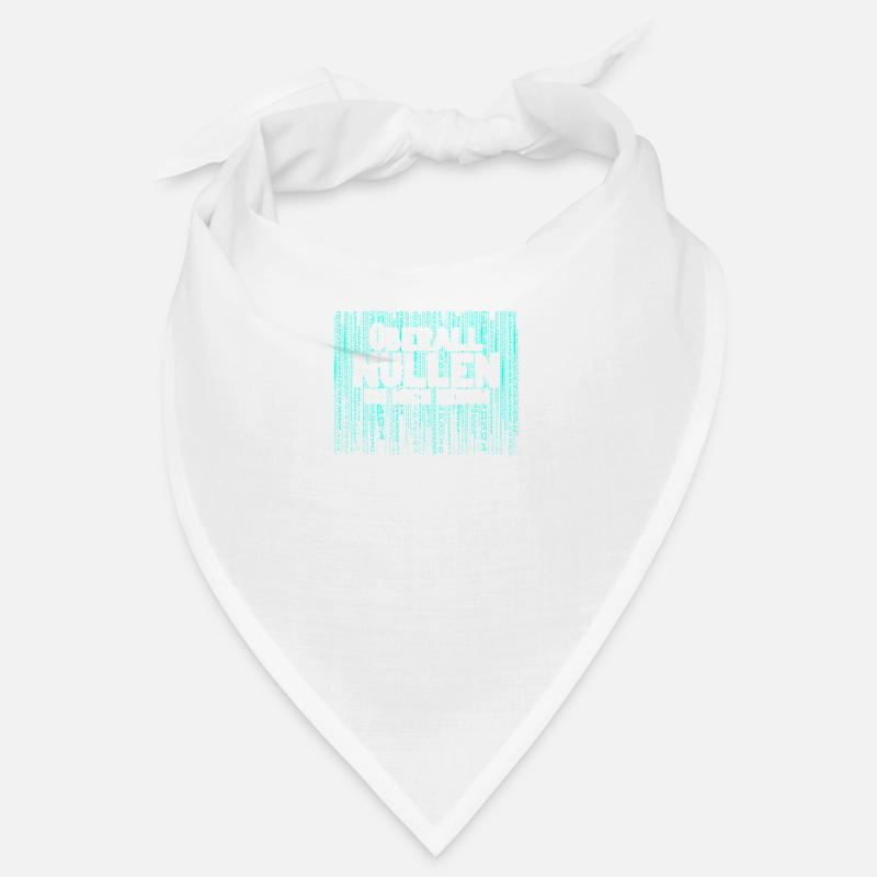 Überall Nullen Um Mich Herum Nerd Programmierer Bandana