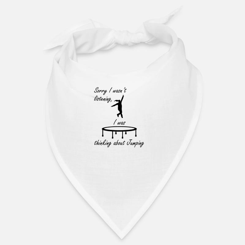 Trampoline Jumping Thinking About Jumping Bandana