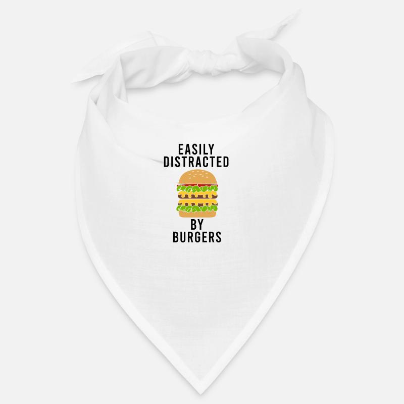 Cheeseburger Eating Funny Burger Design Bandana