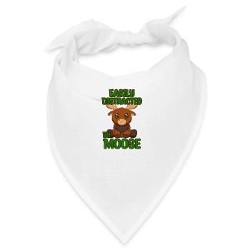 Abgelenkt von der Tierwelt und Natur des - Bandana - Weiß - Vorne