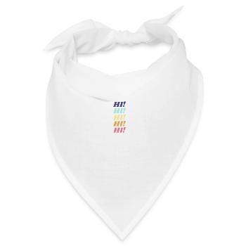 Hi! - Bandana - Weiß - Vorne