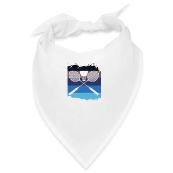 Badmintonschläger Professioneller Badmintonspieler - Bandana - Weiß - Vorne