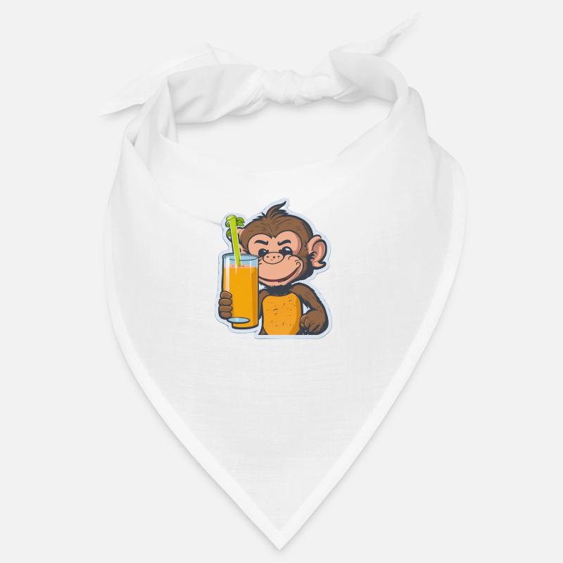 Affe Schimpanse Ape Monkey Comic Cartoon Bandana