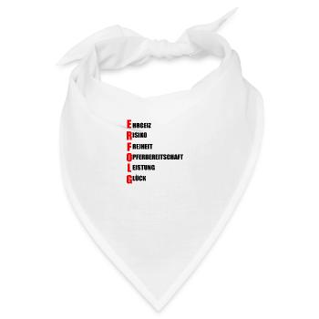 Erfolg - Bandana - Weiß - Vorne