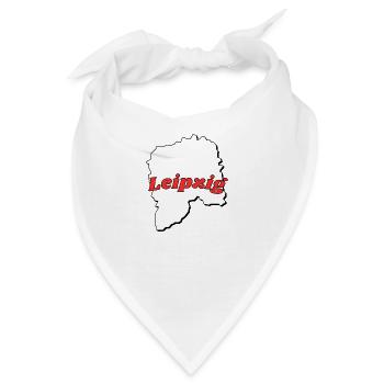 Leipzig - Bandana - Weiß - Vorne