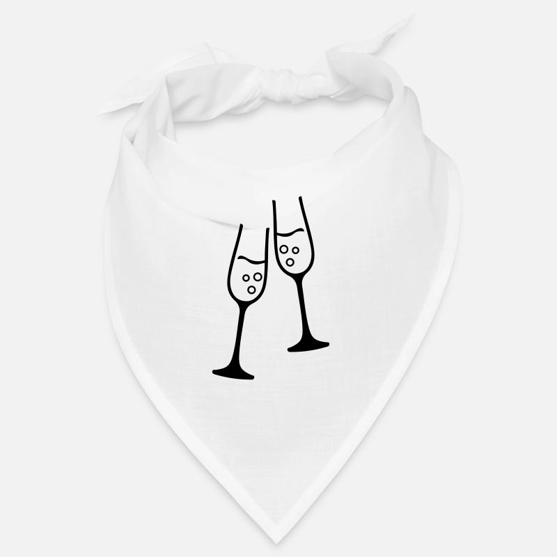 sekt glas Bandana