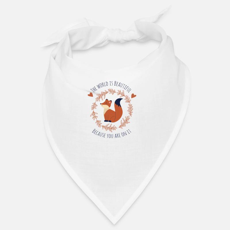 Le monde est beau parce que vous êtes dessus! Bandana
