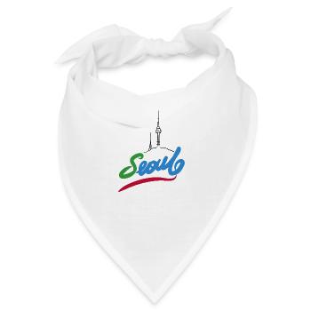 Seoul - Bandana - Weiß - Vorne