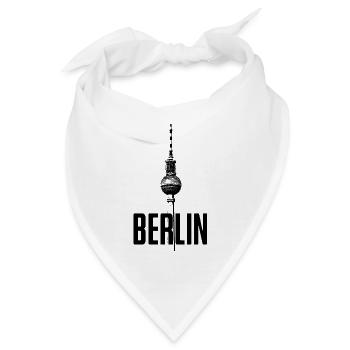 Fernsehturm Berlin - Bandana - Weiß - Vorne