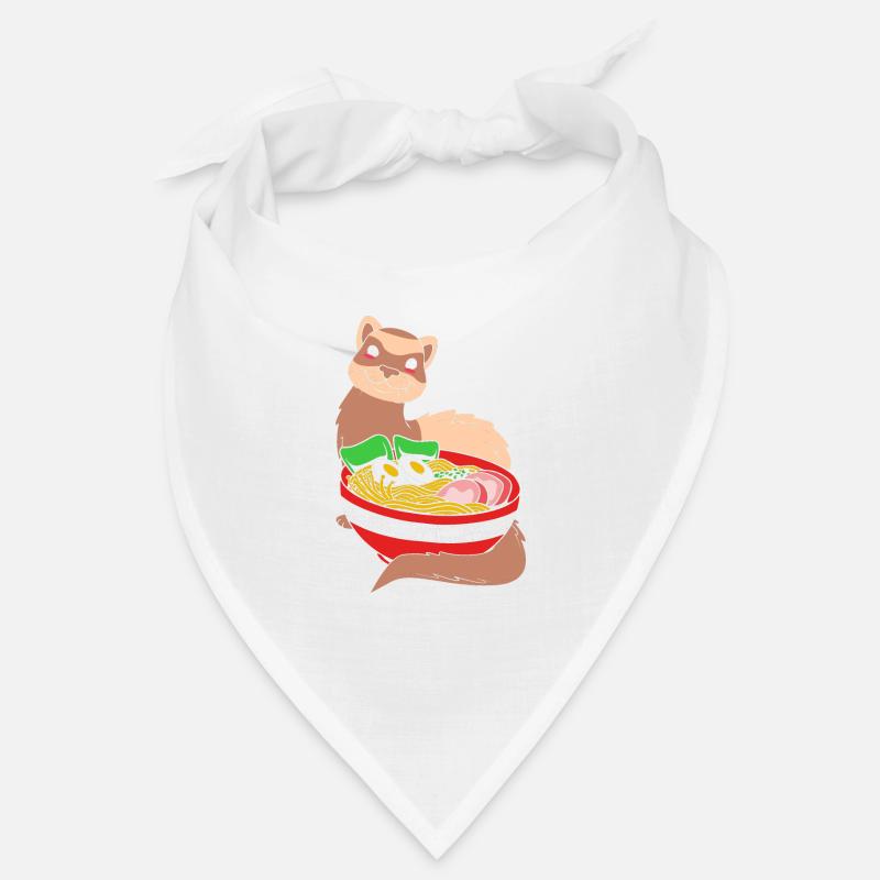 Frettchen - Bandana - Weiß