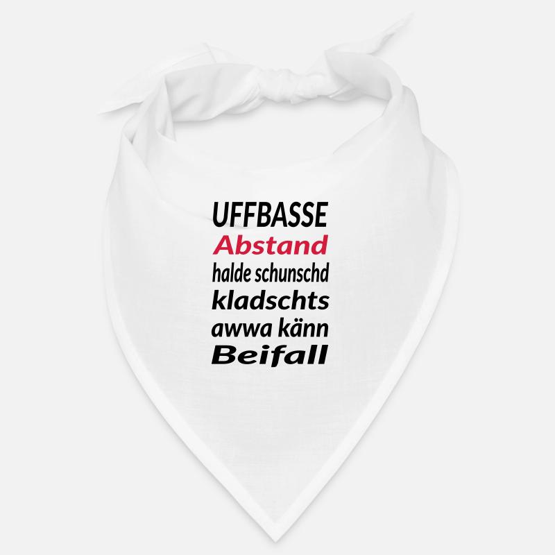 Uffbasse Abstand halde Bandana