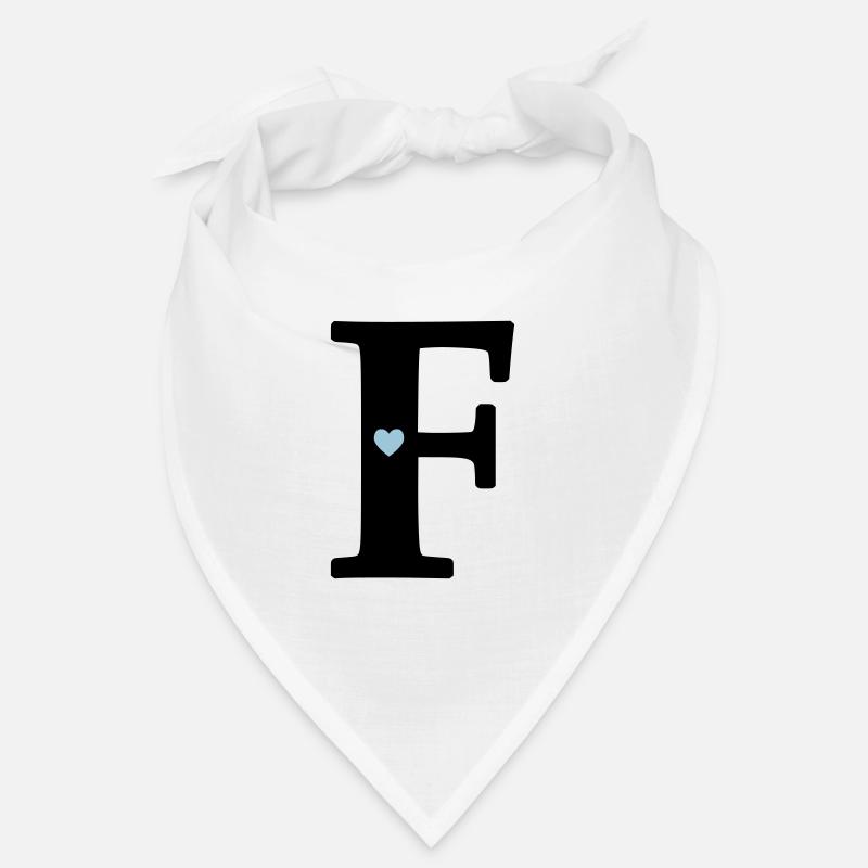 Lettre F Lettre initiale Bandana