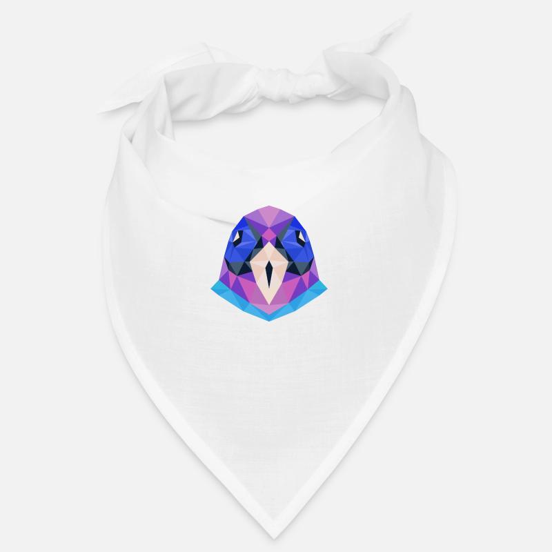 Artsy Parrot Design Puristic Exotic Bird Art Bandana