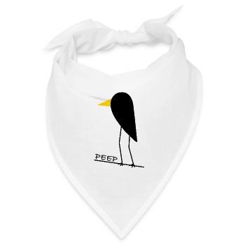 Vögelchen | lustige Sprüche, lustige Bilder - Bandana - Weiß - Vorne