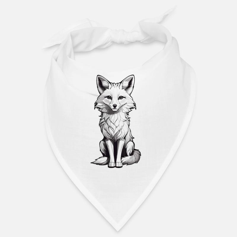 Mignon animal forestier renard Bandana