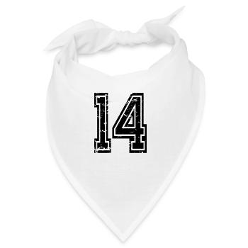 14 Bolu used - Bandana - Weiß - Vorne