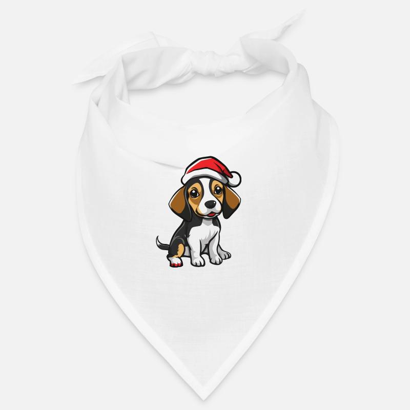 Beagle Chien Noël Bandana