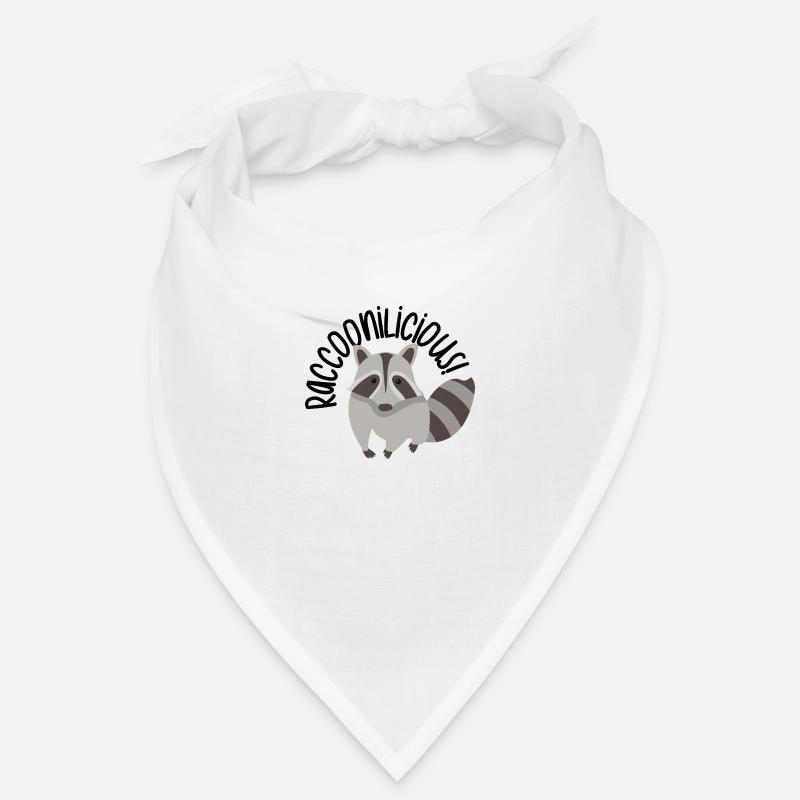 Raccoonilicious Süßes Waschbär-Wildtier, Waldtier Bandana
