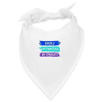 Elektroarbeiter-Schaltkreise, Spannung für - Bandana - Weiß - Vorne
